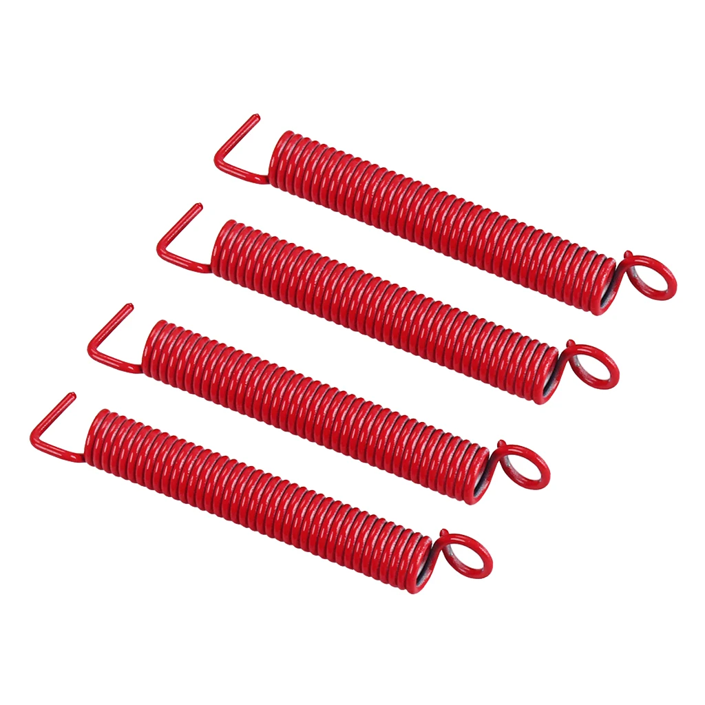 4 Pcs Electric Guitar Tremolo Bridge Springs for Bridge Guitar Replacement Parts -Red