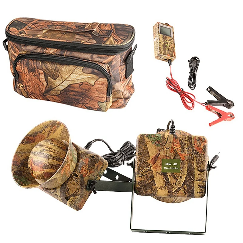 

Outdoor Hunting Bird Caller 60W Speaker Trap Hunting Duck Crow Decoys Bird SoundTrap Waterproof Mp3 Player CSW-920 Camouflage