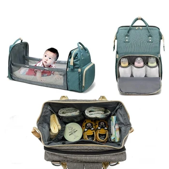 

Multifunctional Diaper Bag Mother And Baby Bag large Capacity Maternity Nursing Handbag Backpack Bed Picnic Storage For Baby