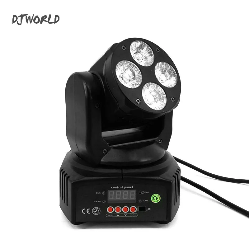 

DJworld LED 4x18W Moving Head Light Rgbwa Ultraviolet 6in1 Dmx 512 mini Wash Light Stage Lighting Effect For Luces Discoteca