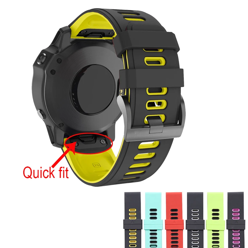26 22mm Garmin Fenix 6X 5X 5 Plus 3 3 HR 935 845 26-22mm-garmin-fenix-6x-5x-5-plus-3-3-hr-935-845