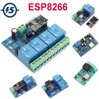 

ESP8266 ESP-01 Wifi Relay Module Remote Control Switch 1 2 4 Channel 5V 12V For Smart Home IOT Transmission Phone APP Controller