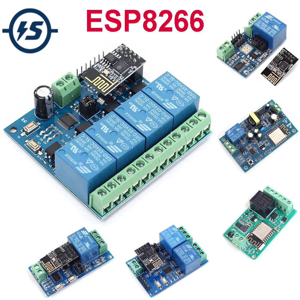 Релейный модуль ESP8266 для управления умным домом wi fi переключатель с