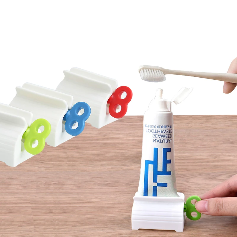 Toothpaste Squeezer Holder Oral Care Supplies Tube Cosmetics Rolling Dispenser Facial Cleanser Press Tooth Paste Ointment Stand