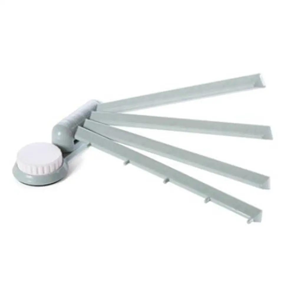 Пластиковый вращающийся органайзер для полотенец ванной комнаты настенный