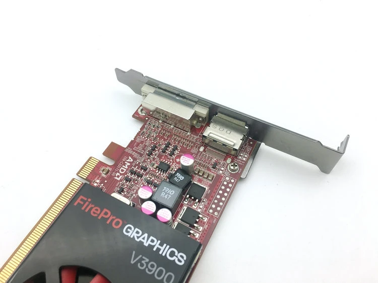 Оригинальная профессиональная Видеокарта ATI FirePro V3900, 1 ГБ, графический дизайн САПР, поддержка 4k HD