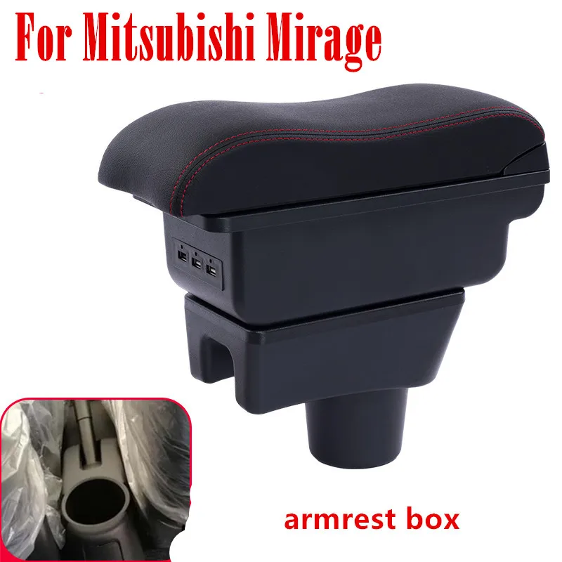 Подлокотник для Mitsubishi Mirage Space Star 2014 2018 двухслойный|Подлокотники| |