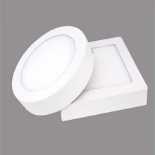 Потолочный светильник поверхностного монтажа светодиодный прожектор 18 Вт 12 Вт 6 Вт потолочный светильник свободное открытие ультра-тонкая панель света настенный домашний торговый центр