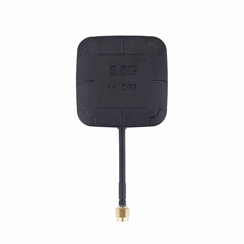 14Dbi High Gain Flat Panel Fpv Antenna Rp-Sma For Receiver Rc Drones Quadcopter