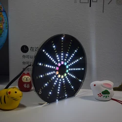 Visualisateur Audio circulaire LED, affichage du spectre de la musique, Kit de bricolage électronique, Kit de soudage de composants SMD 