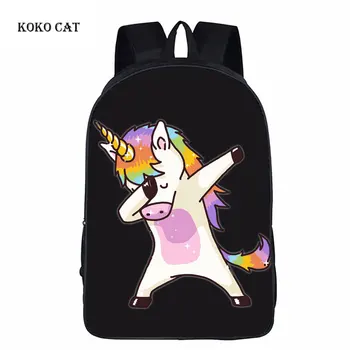 

Customized Unicorn Printed Backpack for Teenagers Boys Daily School Bags Children Travel Daypack Mochila Infantil Escolares