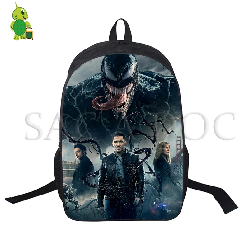 9 Рюкзак с героем комиксов Venom Человек-паук, детский школьный рюкзак, повседневные дорожные сумки для женщин и мужчин, рюкзак для ноутбука - Цвет: 9