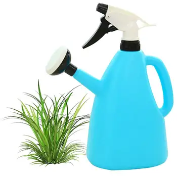 

Watering Can Pot Mist Spray Bottle 1 Liter 2 In 1 Mist Bottle Trigger Hand-Pressure Gardening Cans Atomizer