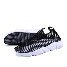 MEN'S SHOES Breathable Thin Single Network Shoes Hollow out Porous Shoes Korean-style Versatile Casual Sports Shoes Lazy Foot Co