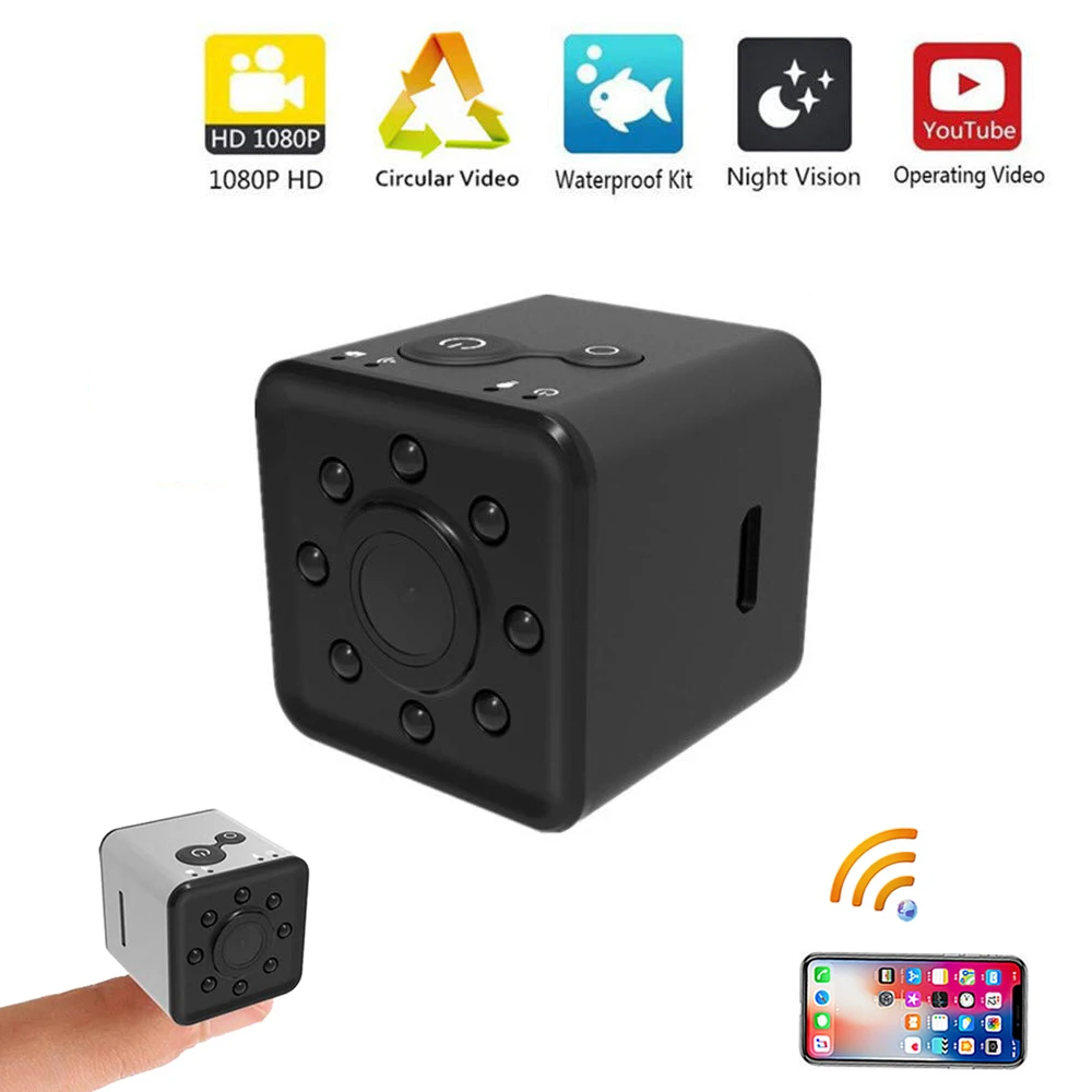 

Mini WIFI Camera SQ13 FULL HD 1080P Night Vision Waterproof Shell CMOS Sensor Recorder Camcorder For Home Office Dropshipping