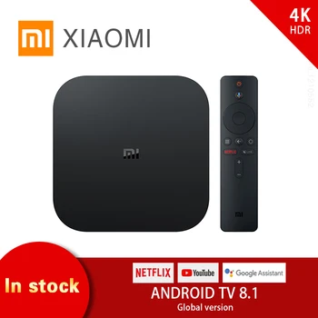 

Global XIAOMIi Mi TV Box S 4K Ultra HD Android 8.1 TV 2G 8G WIFI HDR Streaming Media Player and Google Cast Netflix Smart TV