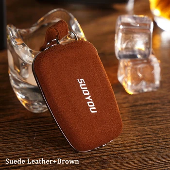 

Suede Leather Smart 2 3 Button For Toyota CHR Camry Prius Prado 2016-2018 Aygo RAV4 Corolla 2018 Car key case Sport Protector