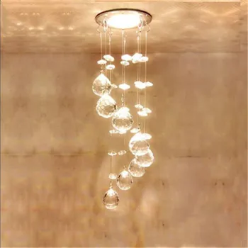 

Led Crystal AC85V~265V 3W LED Crystal Concealed Light Small Pendant Hallway