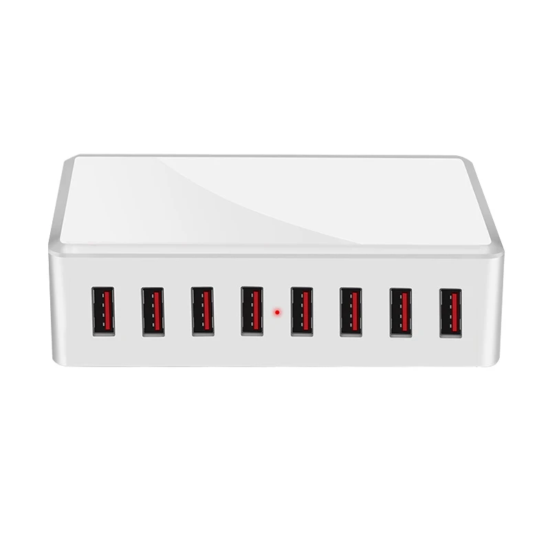 США 8 портов USB зарядное устройство для Xiaomi HUB Мульти usb зарядная док-станция Универсальный телефон Настольный настенный ЕС США штекер зарядное устройство для телефона Зарядка - Тип штекера: США