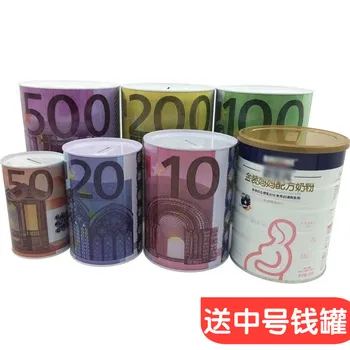 

Interesting Creative Money Box Human Face Piggy Bank Metal Stylish Gift Decoration Hucha Gato Roba Monedas Home Decor GG50cq