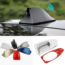 Antenne universelle d'aileron de requin de voiture, antennes d'autoradio FM/AM de protection du Signal aérien de voiture, décoration de toit de voiture, Base d'autocollant 