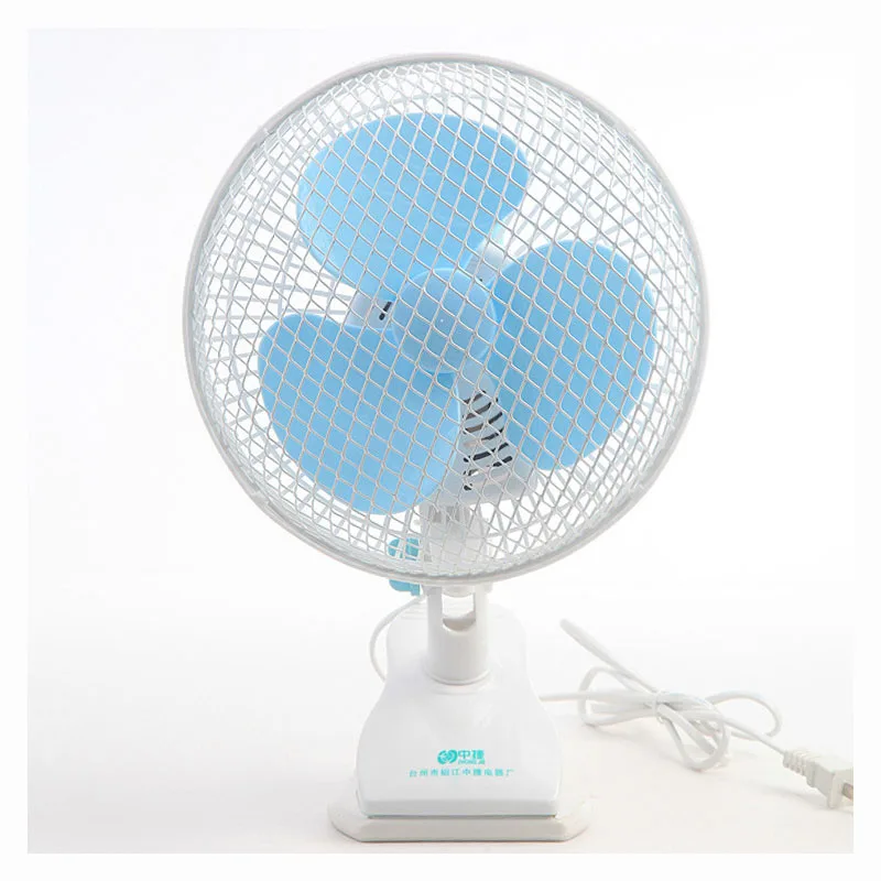 

ITAS1369 Mini Household Electric Fan Silent Shaking Head Fan Office Small Fan Strong power wind Bed desk fan wall hanging