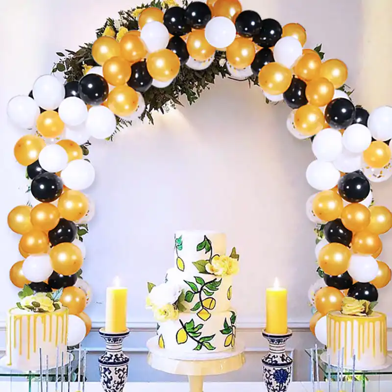 Cyuan декорации с днем рождения золотые черные латексные воздушные шары-гирлянды Арка с воздушными шарами золотые конфетти баллоны 21 30 40 50 лет Декор