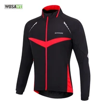 WOSAWE Мужские термальные куртки для велоспорта MTB велосипедная куртка ветрозащитная водонепроницаемая куртка для спорта на открытом воздухе велосипедная одежда