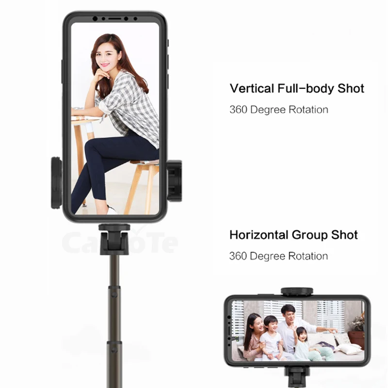 Настольная подставка для камеры vlog steadicam Bluetooth селфи-палка со штативом и беспроводным пультом дистанционного управления для xiaomi huawei, держатель для телефона, подставка vi