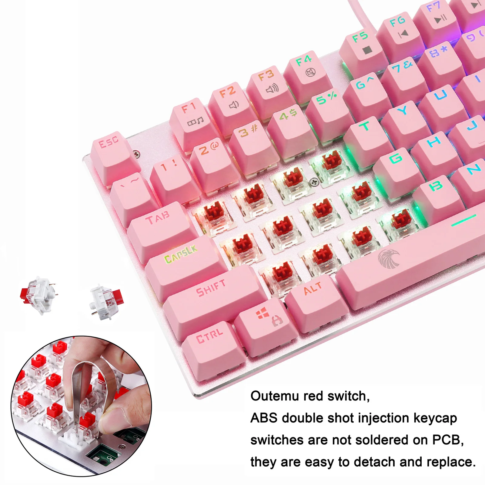 sades pink keyboard