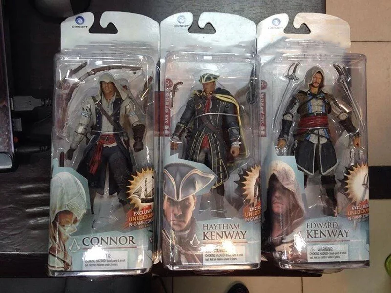 Assassin/'s Creed 4 Black Flag Connor Edward Kenway 15cm PVC Action Figure Model