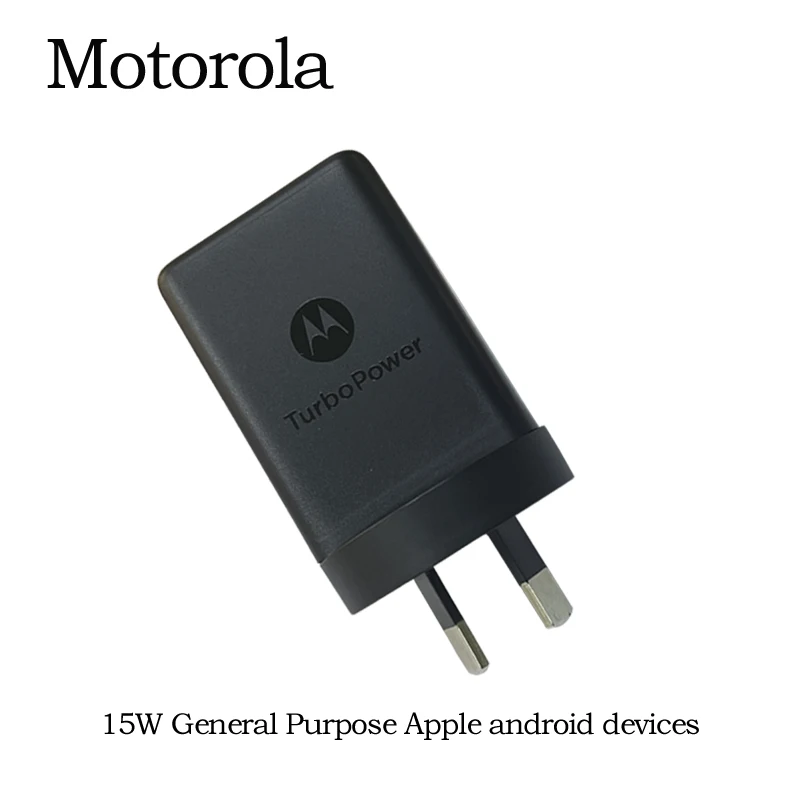 AU Motorola 15W Charger Original QC 3.0 Fast Charge Power Adapter 5V 3A USB Compatible with Apple and Android Phones | Мобильные