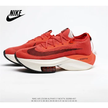 

Original Nike Air Zoom Alphafly NEXT air cushion uses lighter zapatillas more breathable Atomknit material Women's shoes 36-40