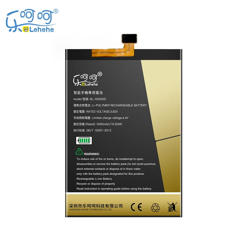 Новый аккумулятор LEHEHE BL-N5000D для GiONEE M6 GN8003 M6plus GN8002 5000 мАч с инструментами в подарок