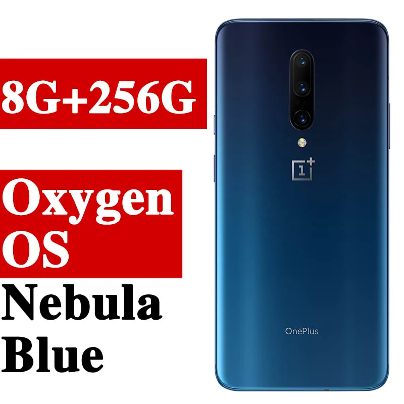 Универсальный ПЗУ Oneplus 7 PRO 6,67 дюймов мобильный телефон Android 9 Snapdragon 855 6G ram 128G rom NFC экран разблокировка смартфона - Цвет: 8G 256G blue