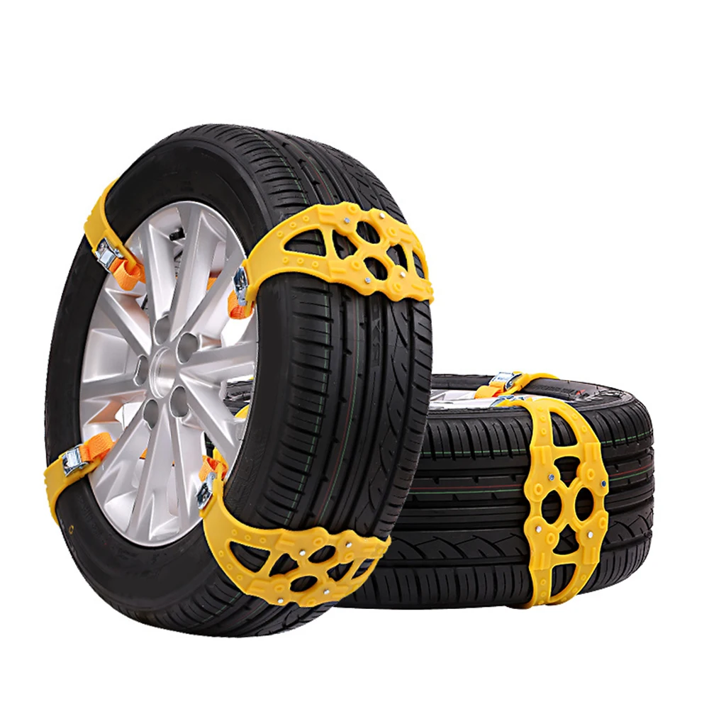 

2Pcs Winter Truck Car Snow Chain Easy Installation Simple Tire Anti-skid Belt-D2TB Can Use For More Times