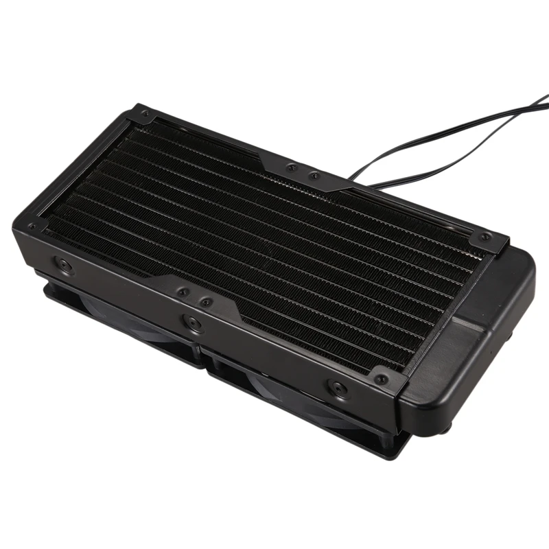 Aluminum 240mm 10 Pipe Water Cooling Cooled Row Heat Exchanger Radiator ...