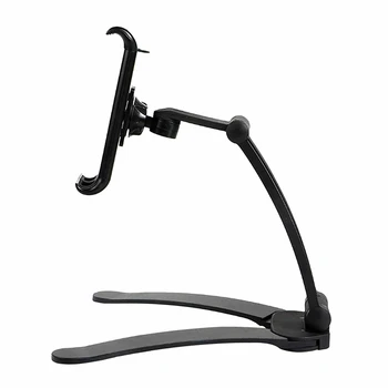 

Wall Hanging Tablet Stand Desktop Kitchen Use Multi-Function Bracket Aluminum Alloy Tablet Holder Mount for Ipad Iphone