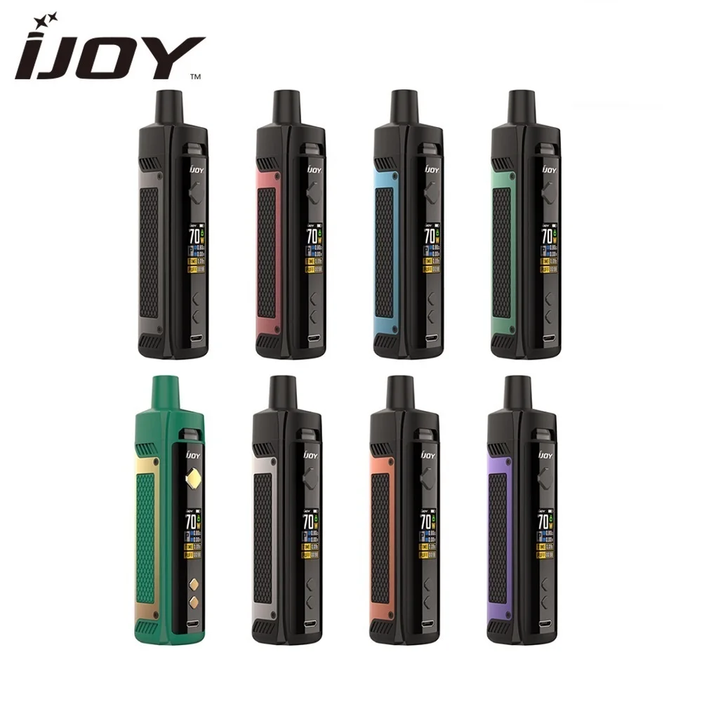 Новый оригинальный IJOY Jupiter 70W Pod Kit 0 6/0.2ohm сетка катушки RBA катушка питается от 18650