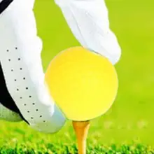 Шарик из ПУ для гольфа для начинающих, тренировочный Софтбол(желтый)(6 шт