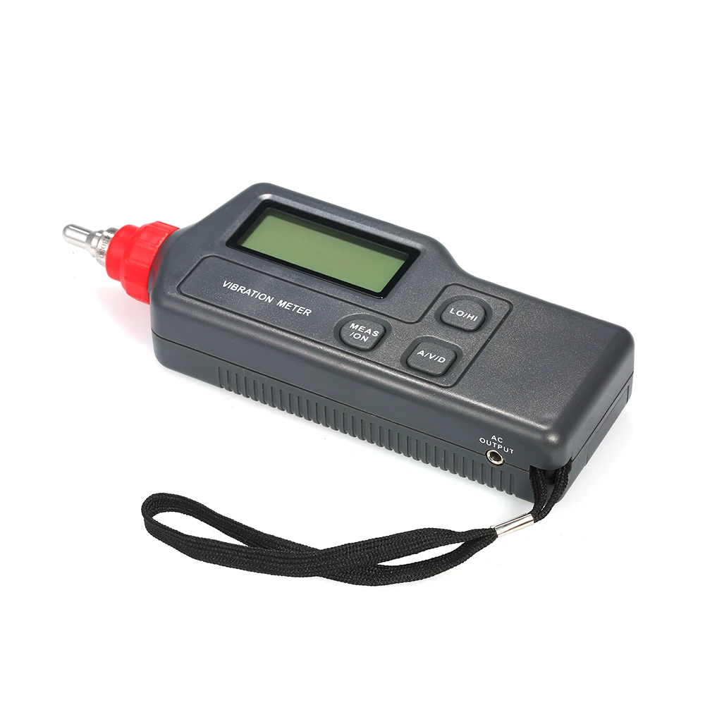 Портативный цифровой Ручной вибрирующий измерительный прибор с цифровым дисплеем скорости/ускорения/для измерения вибраций