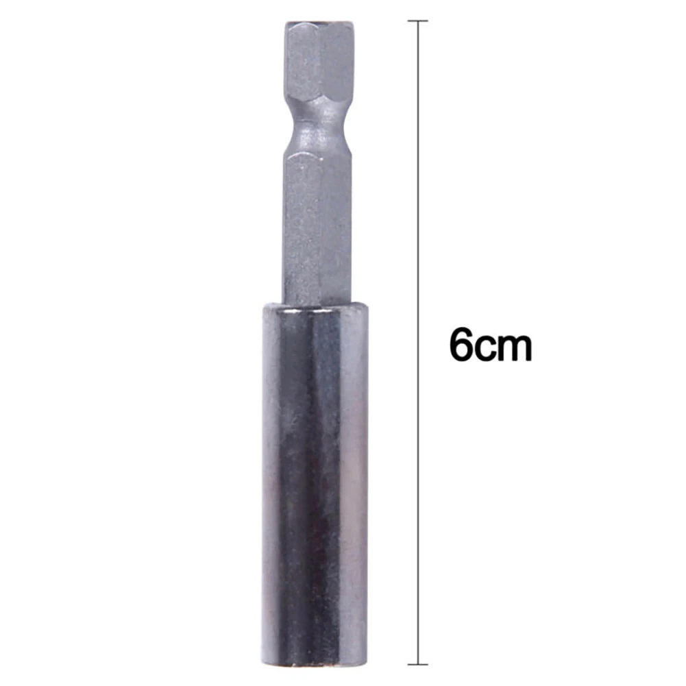 10pcs/set 60mm Length Electric Power Magnetic Screwdriver Nut Driver Set Impact 1/4" Hex Shank Metric Wrench Socket Bit 63.5mm