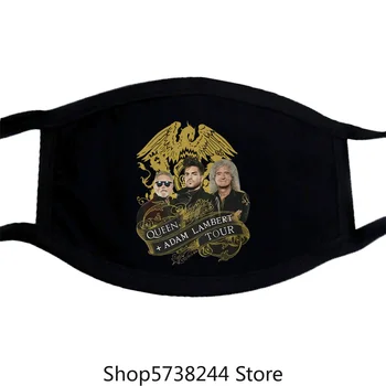 

Queen Adam Lambert The Rhapsody Tour 2020 Black Mask Size S-2Xl Washable Reusable Mask