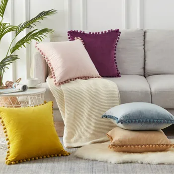 

Luxury Pillow Cover Decorative Velvet Cushion Cover 45*45cm Bed Room Pillowcases Home Pillow Case Soft