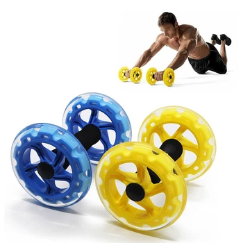 

2pcs Procircle Ab Wheels Abdominal Exercise Rollers For Core Trainer Strength Exercise Crossfit Gym Body Fitness Double-Wheeled