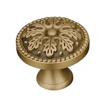 Vintage Brass Kitchen Cupboard Cabinet Wardrobe Furniture Round Pull Handle Knob