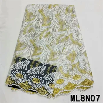 

BEAUTIFICAL embroidery lace cloths french tulle net lace designs polyester with beads african fabric laces for party ML8N07