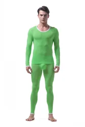 Thin ice thread Men's thermal underwear set Long Johns