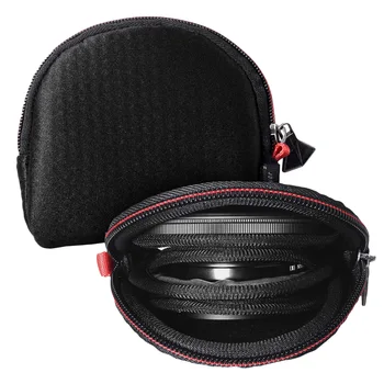 

Besegad Portable Carrying Case Bags Multi-Function Camera Lens Filters Pouch for Round Square Filters Storage Bag Accessories