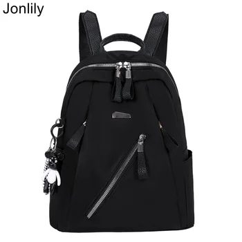 

Jonlily Women High Quality Nylon Backpack Lightweight Fashion City Pack Teens Casual Daypack School Backpack Purse -KG330